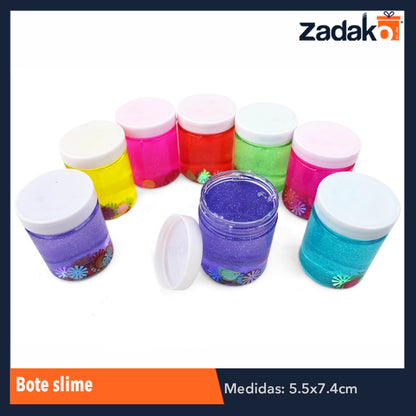 ZJ-0705 BOTE SLIME CON 12 PIEZAS, O CAJA CON 16 PQTS