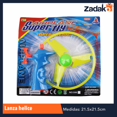 ZJ-0743 LANZA HELICE, CON 1 PZ O CAJA CON 360 PZS