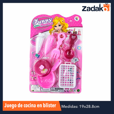 ZJ-0749 JGO DE COCINA EN BLISTER, CON 1 PZ O CAJA CON 288 PZS