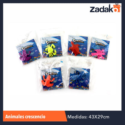 GPM-0633 G-636-152 ZJ-0393 ANIMALITO CRECENCIO, CON 20 PZS, O CAJA CON 100 PQTS
