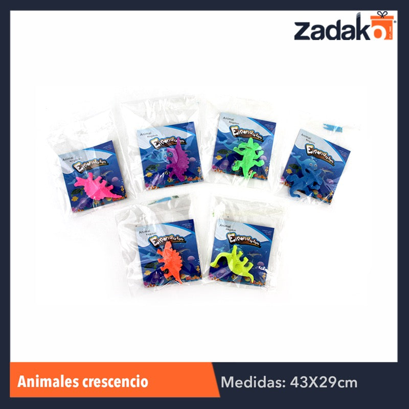 GPM-0633 / ZJ-0393 ANIMALITO CRECENCIO, CON 20 PZS, O CAJA CON 100 PQTS