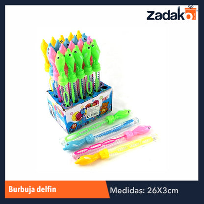 ZJ-0458 BURBUJA DELFIN CON 24 PIEZAS, O CAJA CON 12 PQTS