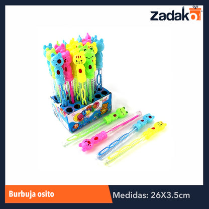 ZJ-0464 BURBUJA ANIMALITO CON 24 PIEZAS, O CAJA CON 12 PQTS