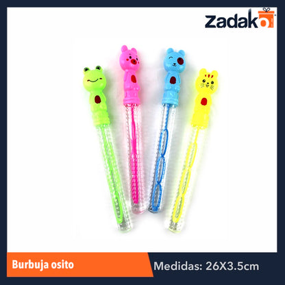 ZJ-0464 BURBUJA ANIMALITO CON 24 PIEZAS, O CAJA CON 12 PQTS