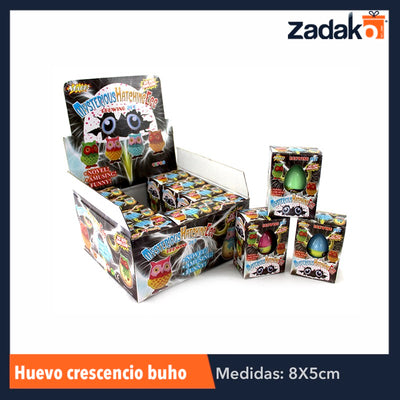 ZJ-0477 HUEVO BUHO CRECENCIO, CON 1 PZ O CAJA CON 288 PZS