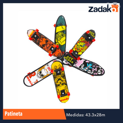 ZJ-0902 BLISTER DE PATINETAS DE JUGUETE CON 24 PZS, O CAJA CON 72 PQTS