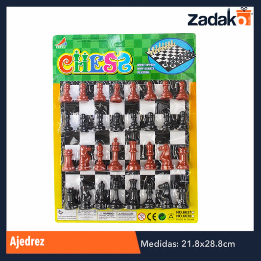 ZJN-0699 AJEDREZ, CON 1 PZ O CAJA CON 180 PZS