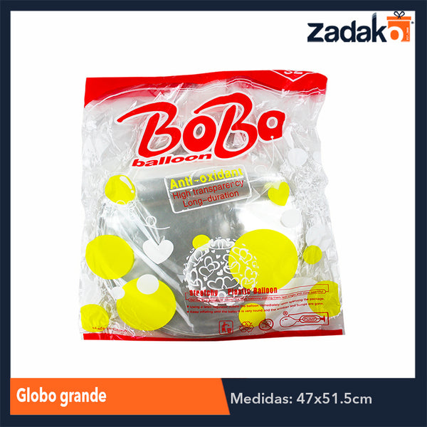 ZJ-0732 GLOBO GRANDE CON 50 PIEZAS, O CAJA CON 30 PQTS