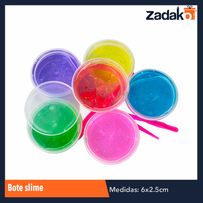 ZJ-1111 BOTE SLIME, CON 12 PZS, O CAJA CON 48 PQTS