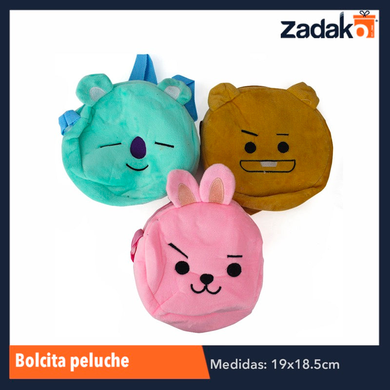 ZJ-1072 BOLCITA PELUCHE, CON 1 PZ O CAJA CON 300 PZS