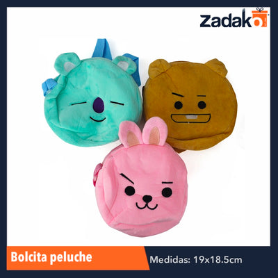 ZJ-1072 BOLCITA PELUCHE, CON 1 PZ O CAJA CON 300 PZS