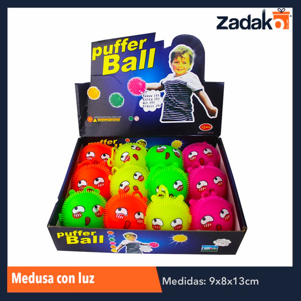 ZJ-1089 MEDUSA CON LUZ CON 12 PIEZAS, O CAJA CON 24 PQTS