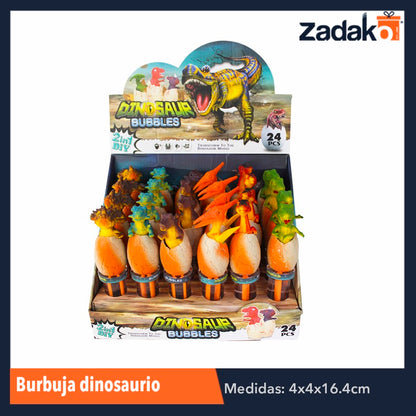 ZJ-1125 BURBUJA DINOSAURIO CON 24 PIEZAS, O CAJA CON 8 PQTS
