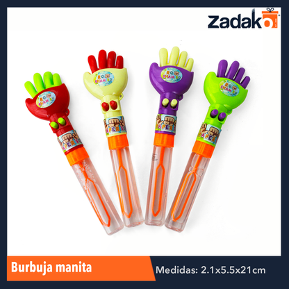 ZJ-1128 BURBUJA MANITA CON 24 PIEZAS, O CAJA CON 8 PQTS