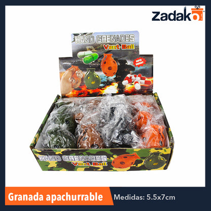 ZJ-1079 GRANADA APACHURRABLE, CON 12 PZS, O CAJA CON 24 PQTS