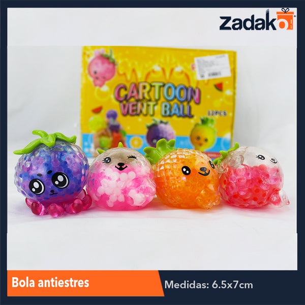 ZJ-0965 FRUTA ANTIESTRES CON 12 PIEZAS, O CAJA CON 24 PQTS
