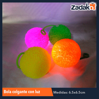 ZJ-1031 BOLA CON LUZ, CON 24 PZS, O CAJA CON 24 PQTS