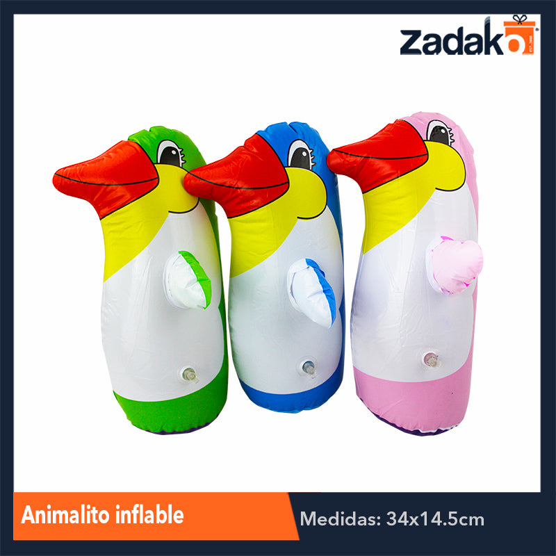 ZJ-0958 ANIMALITO INFLABLE, CON 1 PZ O CAJA CON 360 PZS