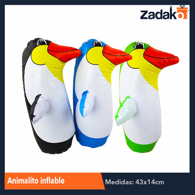 ZJ-0959 ANIMALITO INFLABLE, CON 1 PZ O CAJA CON 300 PZS