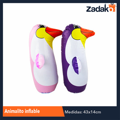 ZJ-0959 ANIMALITO INFLABLE, CON 1 PZ O CAJA CON 300 PZS