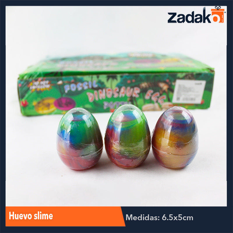 ZJ-1176 HUEVO SLIME, CON 24 PZS, O CAJA CON 12 PQTS