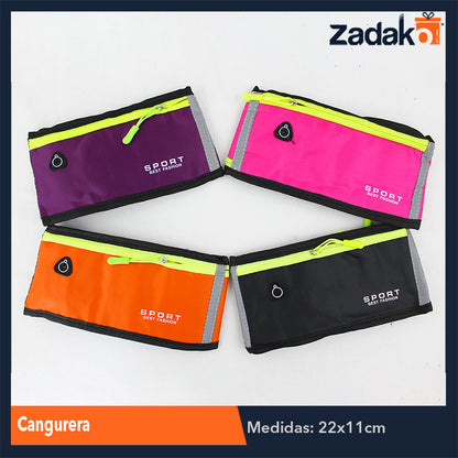 ZM-0029 CANGURERA, CON 1 PZ O CAJA CON 200 PZS