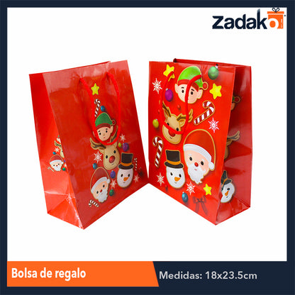 ZN-0126 BOLSA DE REGALO, CON 12 PZS, O CAJA CON 60 PQTS