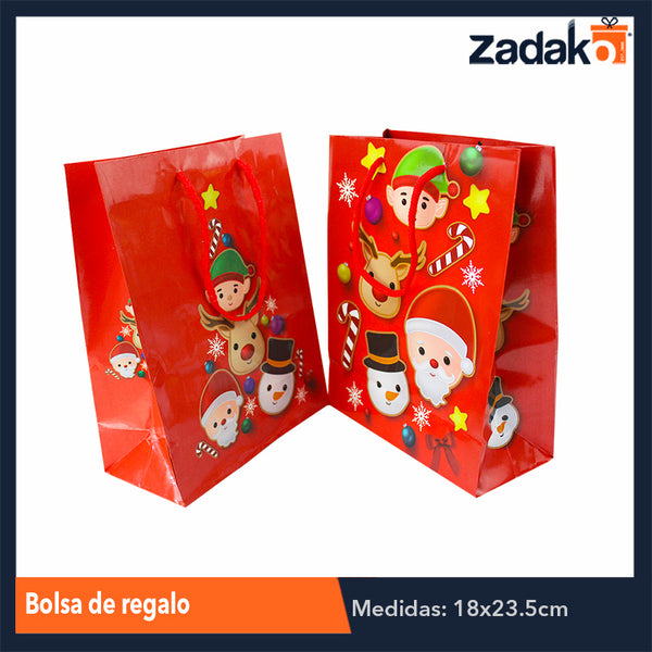 ZN-0126 BOLSA DE REGALO, CON 12 PZS, O CAJA CON 60 PQTS