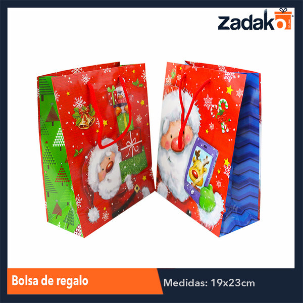 ZN-0128 BOLSA DE REGALO, CON 12 PZS, O CAJA CON 60 PQTS