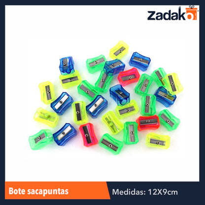 ZP-0097 SACAPUNTAS, CON 60 PIEZAS, O CAJA CON 100 PQTS