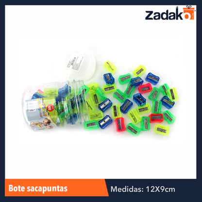 ZP-0097 SACAPUNTAS, CON 60 PIEZAS, O CAJA CON 100 PQTS