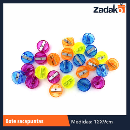 ZP-0098 SACAPUNTAS CON 50 PIEZAS, O CAJA CON 100 PQTS