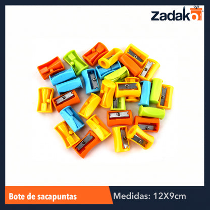 ZP-0099 SACAPUNTAS CON 72 PIEZAS, O CAJA CON 100 PQTS