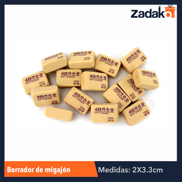 ZP-0138 BORRADOR DE MIGAJON, CON 30 PIEZAS, O CAJA CON 30 PQTS