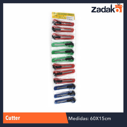 ZP-0141 CUTTER, CON 12 PZS, O CAJA CON 60 PQTS