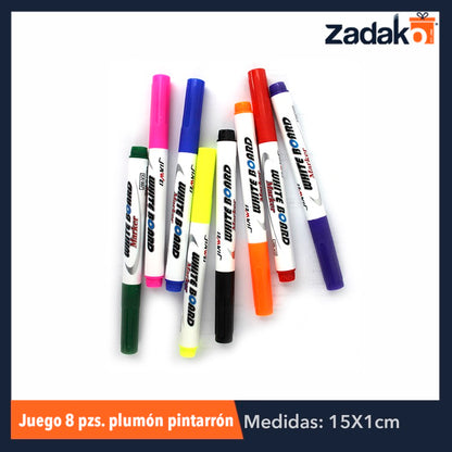 ZP-0271 JGO 8 PZS PLUMON PARA PINTARRON, CON 1 PZ O CAJA CON 270 PZS