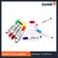 ZP-0391 ESTUCHE 12 COLORES PLUMINES  PREMIUM CON SELLO, CON 1 PZ O CAJA CON 144 PZS