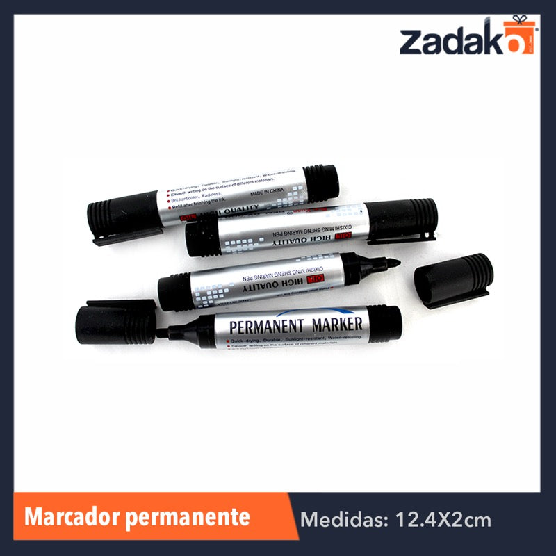 GPM-0236 ZP-0410 MARCADOR PERMANENTE, CON 10 PZS, O CAJA CON 120 PQTS