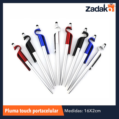 ZP-0549 PLUMA TOUCH PORTA CELULAR, CON 12 PZS, O CAJA CON 100 PQTS