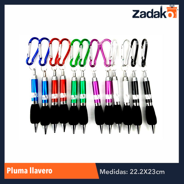 ZP-0805 PLUMA LLAVERO CON 12 PIEZAS, O CAJA CON 100 PQTS