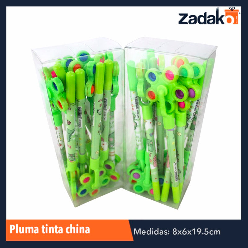 ZP-0840 PLUMA SPINNER POPIT CON 12 PIEZAS, O CAJA CON 144 PQTS
