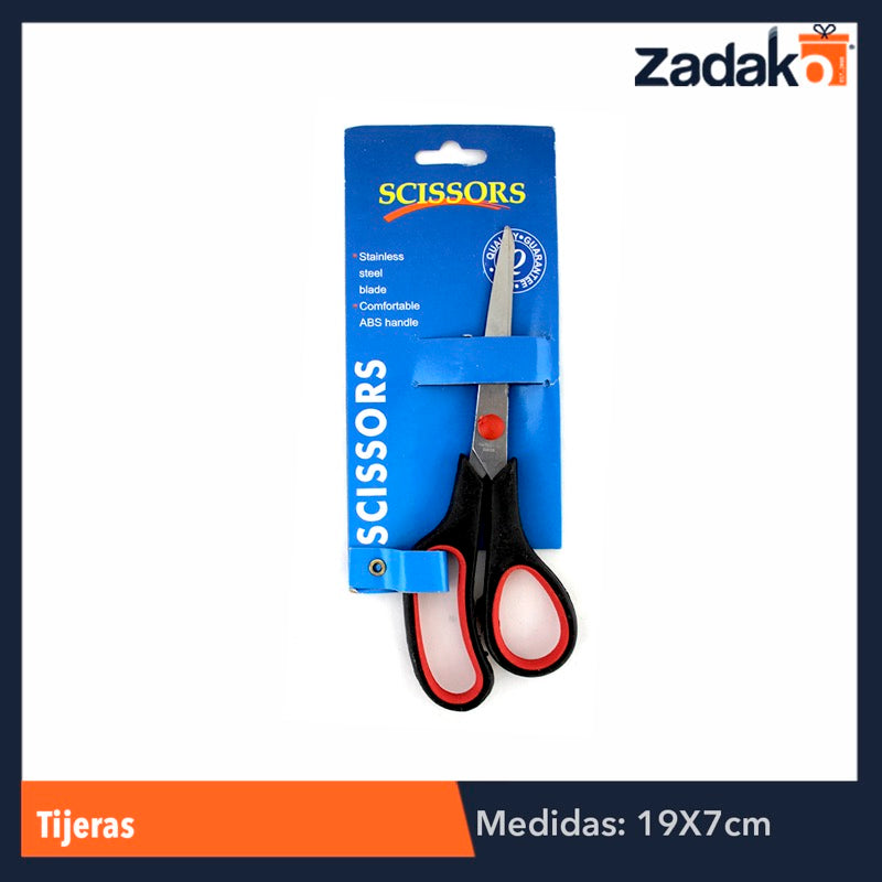 ZP-0165 TIJERAS, CON 1 PZ O CAJA CON 360 PZS