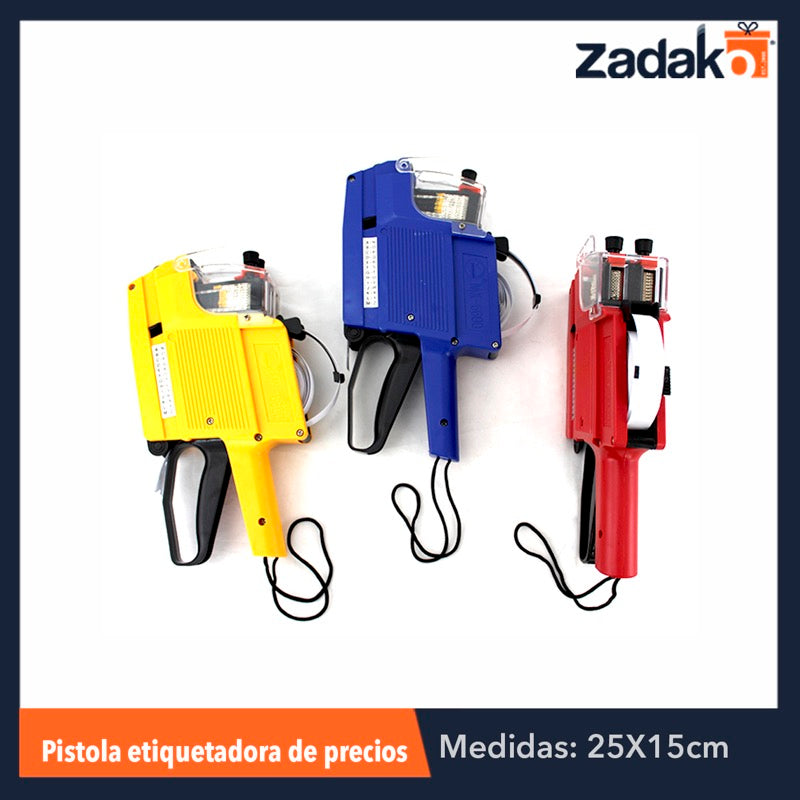 ZP-0484 PISTOLA ETIQUETADORA P/PRECIOS, CON 1 PZ O CAJA CON 50 PZS