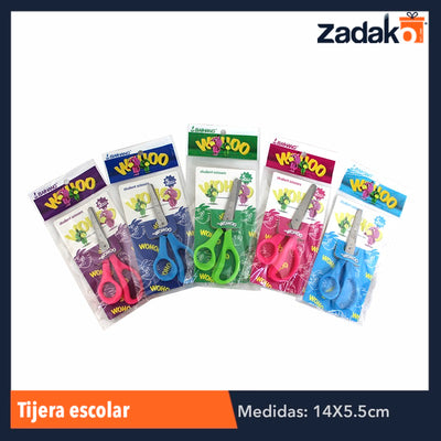 ZP-0644 TIJERA ESCOLAR, CON 12 PZS, O CAJA CON 72 PQTS