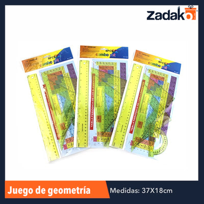 ZP-0663 /  C-283-113 JGO GEOMETRIA, CON 1 PZ O CAJA CON 288 PZS