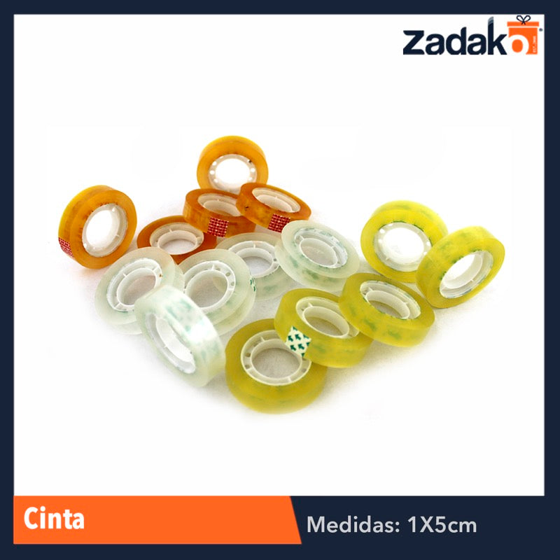 ZP-0167 CINTA DIUREX, CON 8 PZS, O CAJA CON 72 PQTS
