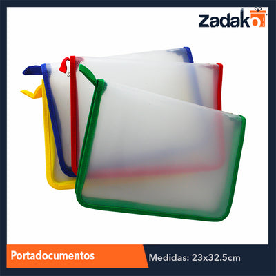 ZP-0890 PORTADOCUMENTOS PLASTICO, CON 1 PZ, O CAJA CON 240 PZS