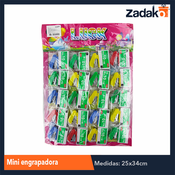 ZJ-1202 ZK-8039  MINI ENGRAPADORA C/GRAPAS, CON 20 PZS, O CAJA CON 100 PQTS