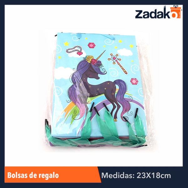 ZP-0222 BOLSA DE REGALO CON 1 PZ O CAJA CON 720 PZS