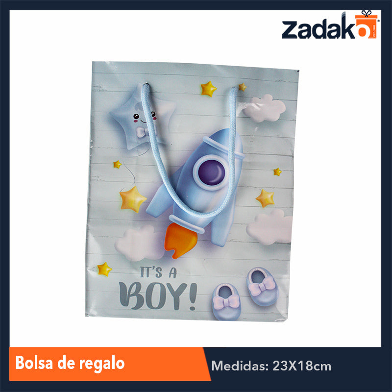 ZR-0015 BOLSA DE REGALO, CON 12 PZS, O CAJA CON 50 PQTS